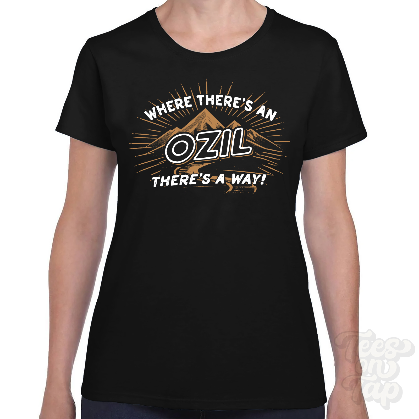 WHERE THERE'S AN OZIL... T-SHIRT name surname funny family gift idea - Picture 6 of 6