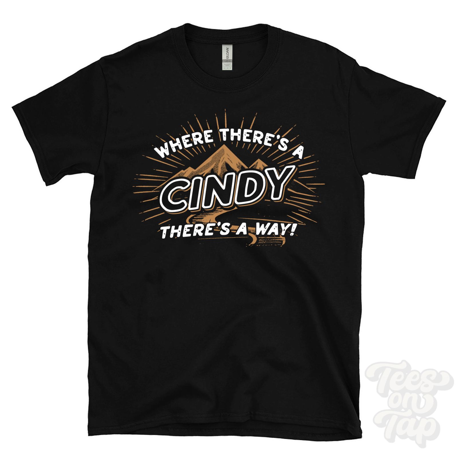 WHERE THERE'S A CINDY... T-SHIRT name surname funny family gift idea - Picture 5 of 6