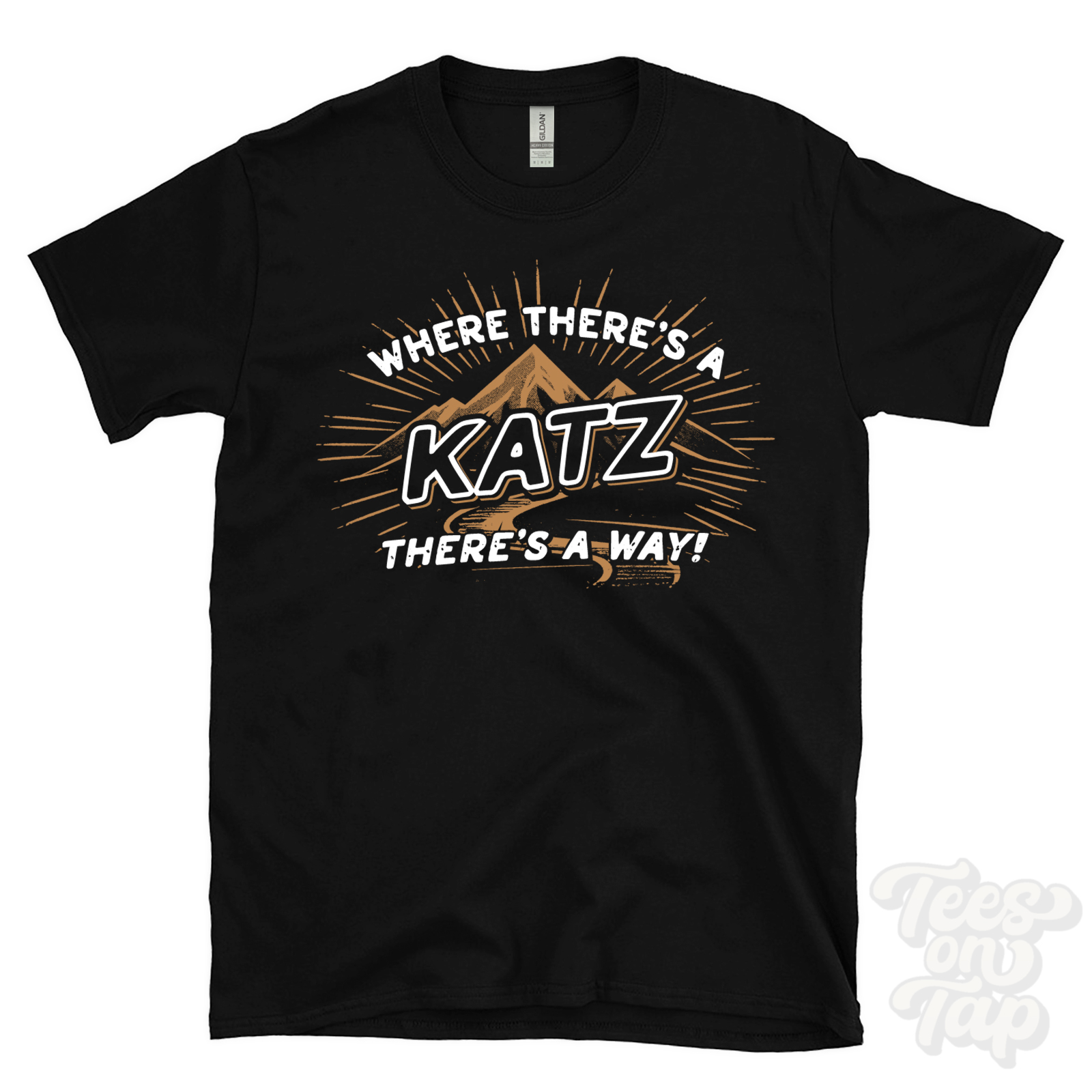 WHERE THERE'S A KATZ... T-SHIRT name surname funny family gift idea - Picture 5 of 6
