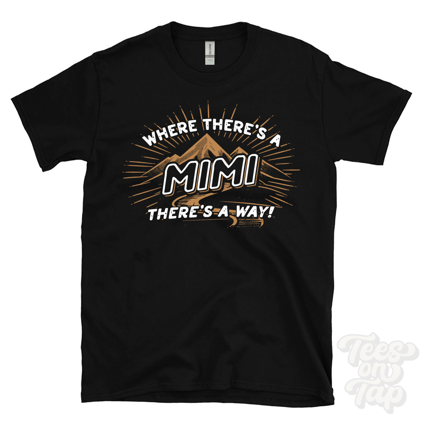 WHERE THERE'S A MIMI... T-SHIRT name surname funny family gift idea - Picture 5 of 6
